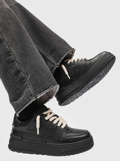 Rope Lace Chunky Platform Sneakers