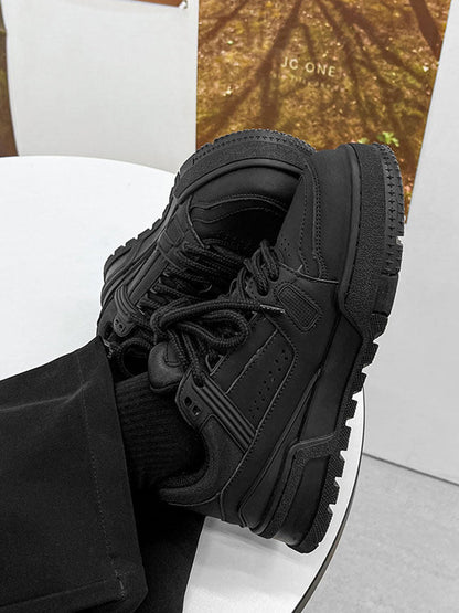 Minimal Chunky Platform Sneakers