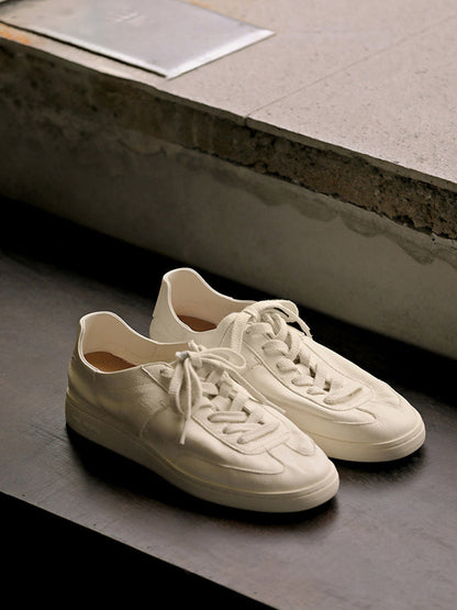 Low-Profile Cowhide Flats