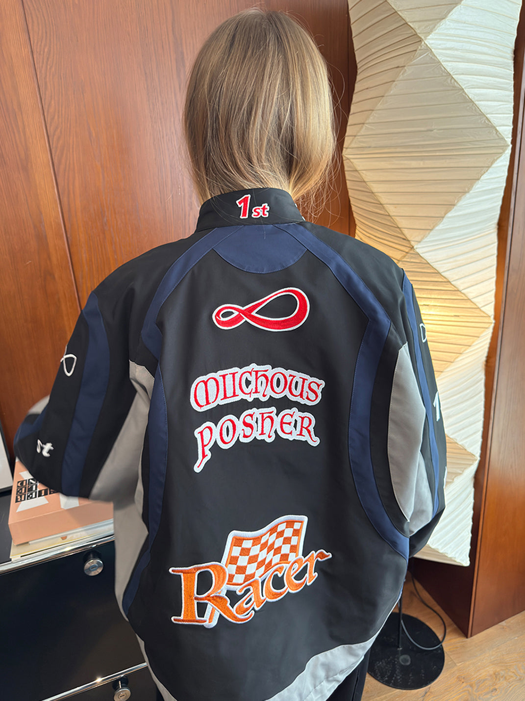 Racing Full-Embroidery Heated Padded Jacket