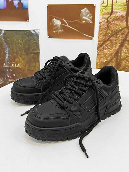 Minimal Chunky Platform Sneakers