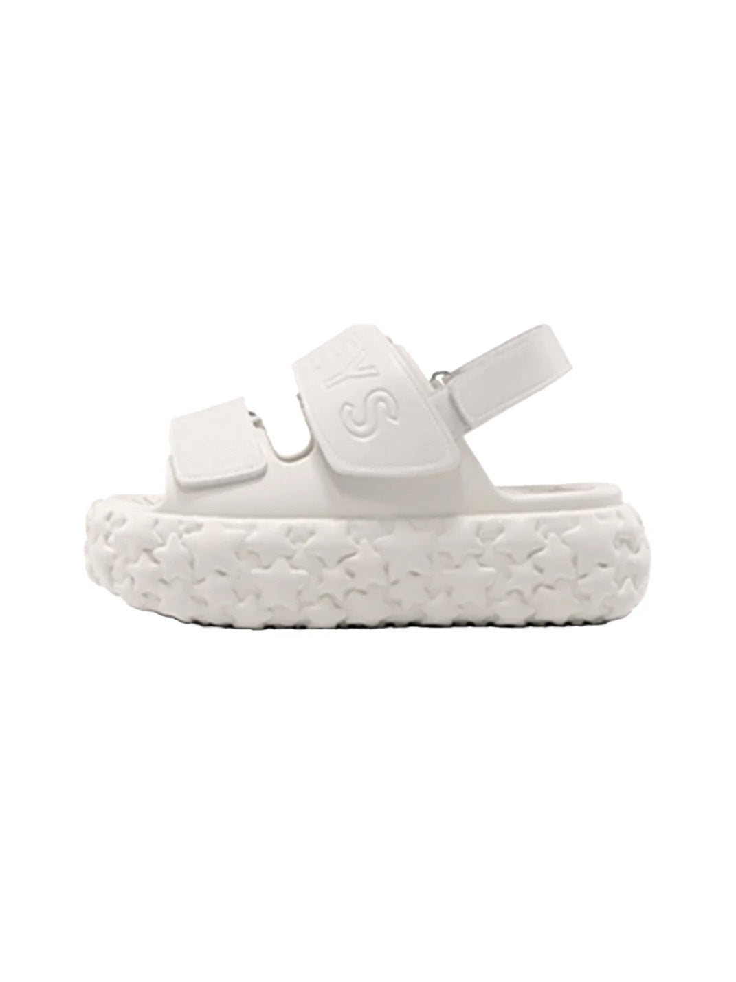 White Chunky Star Sandals