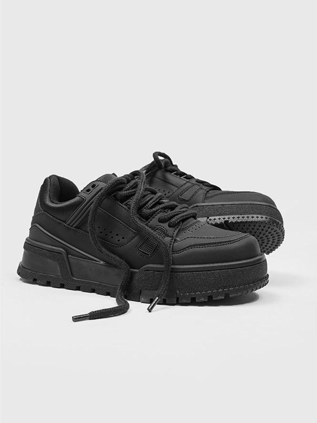 Minimal Chunky Platform Sneakers