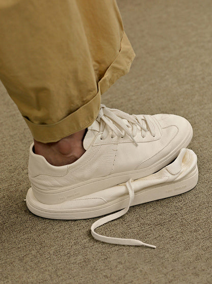 Low-Profile Cowhide Flats