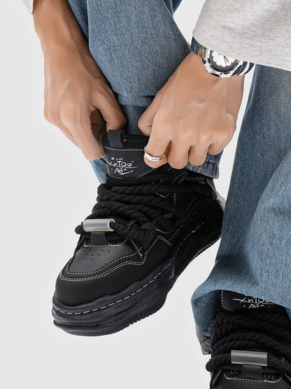 7CM Wavy Platform Sneakers