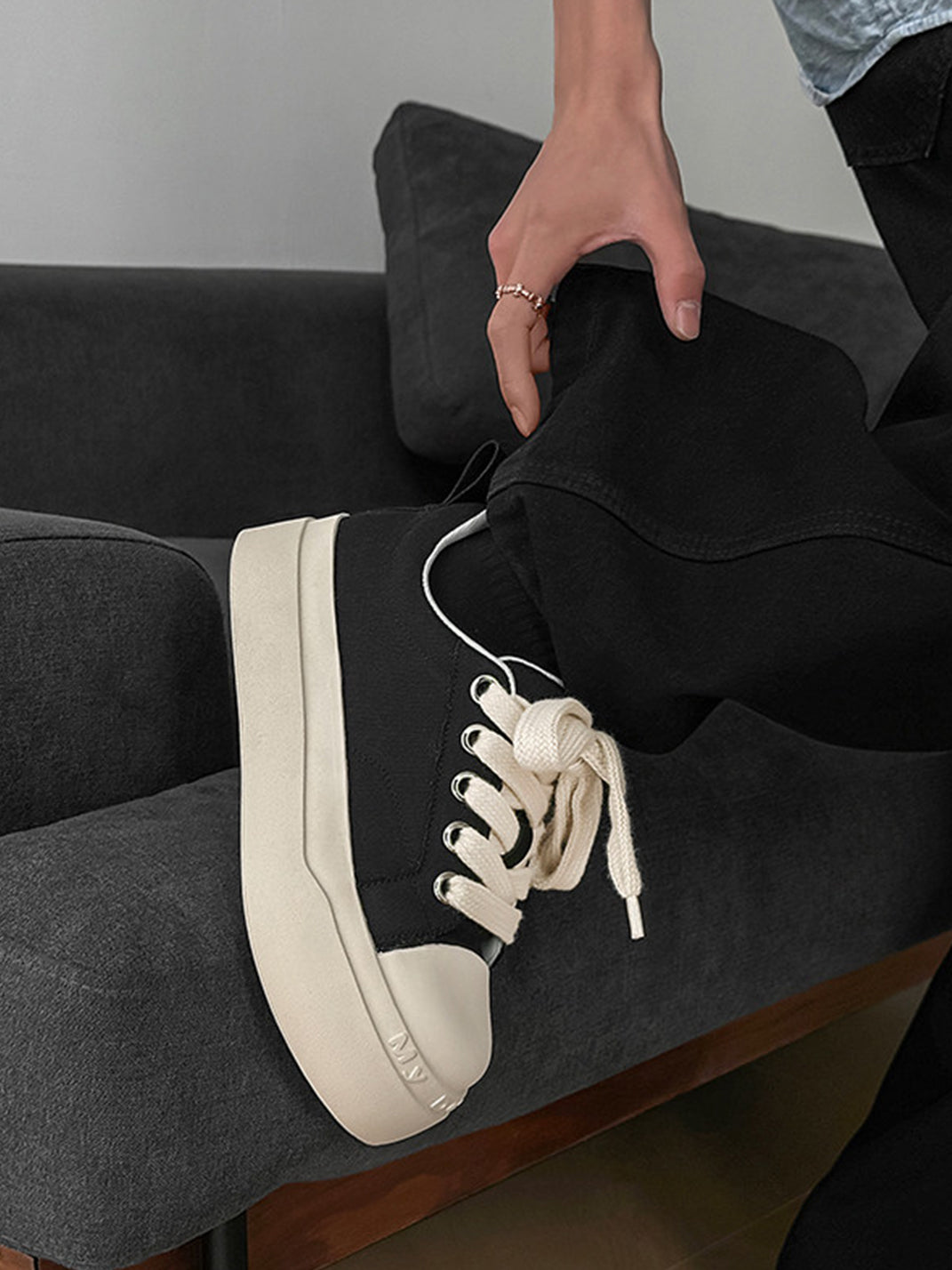 Oversized Cartoon Platform Sneakers