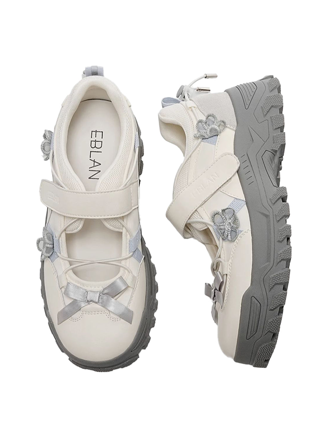 "Meadowlands" Hybrid Quick-Lace Velcro Ballet Trainer