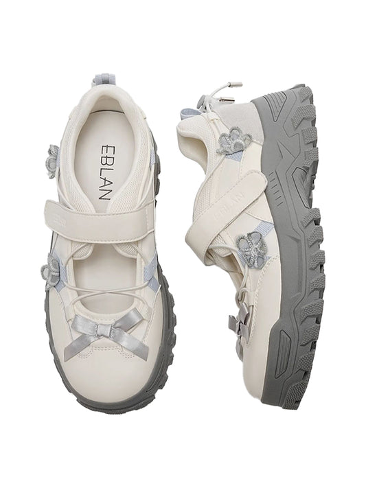 "Meadowlands" Hybrid Quick-Lace Velcro Ballet Trainer