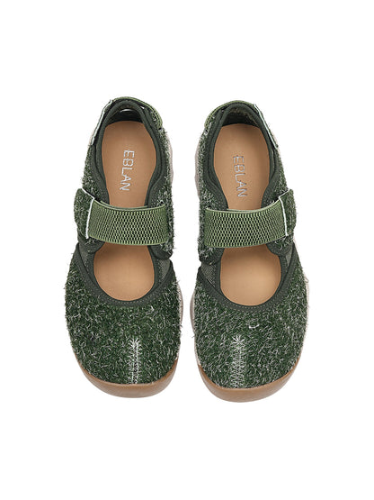 Mary Jane Shoes With Split Toes And Openwork