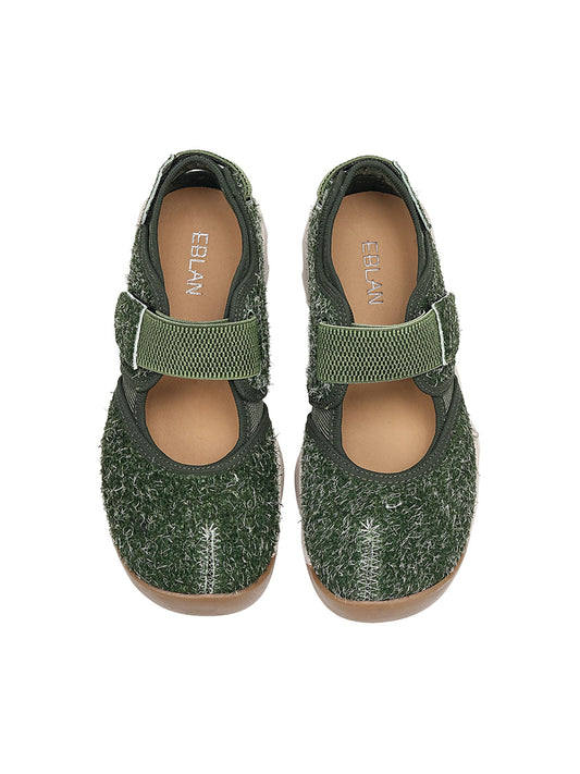 Mary Jane Shoes With Split Toes And Openwork