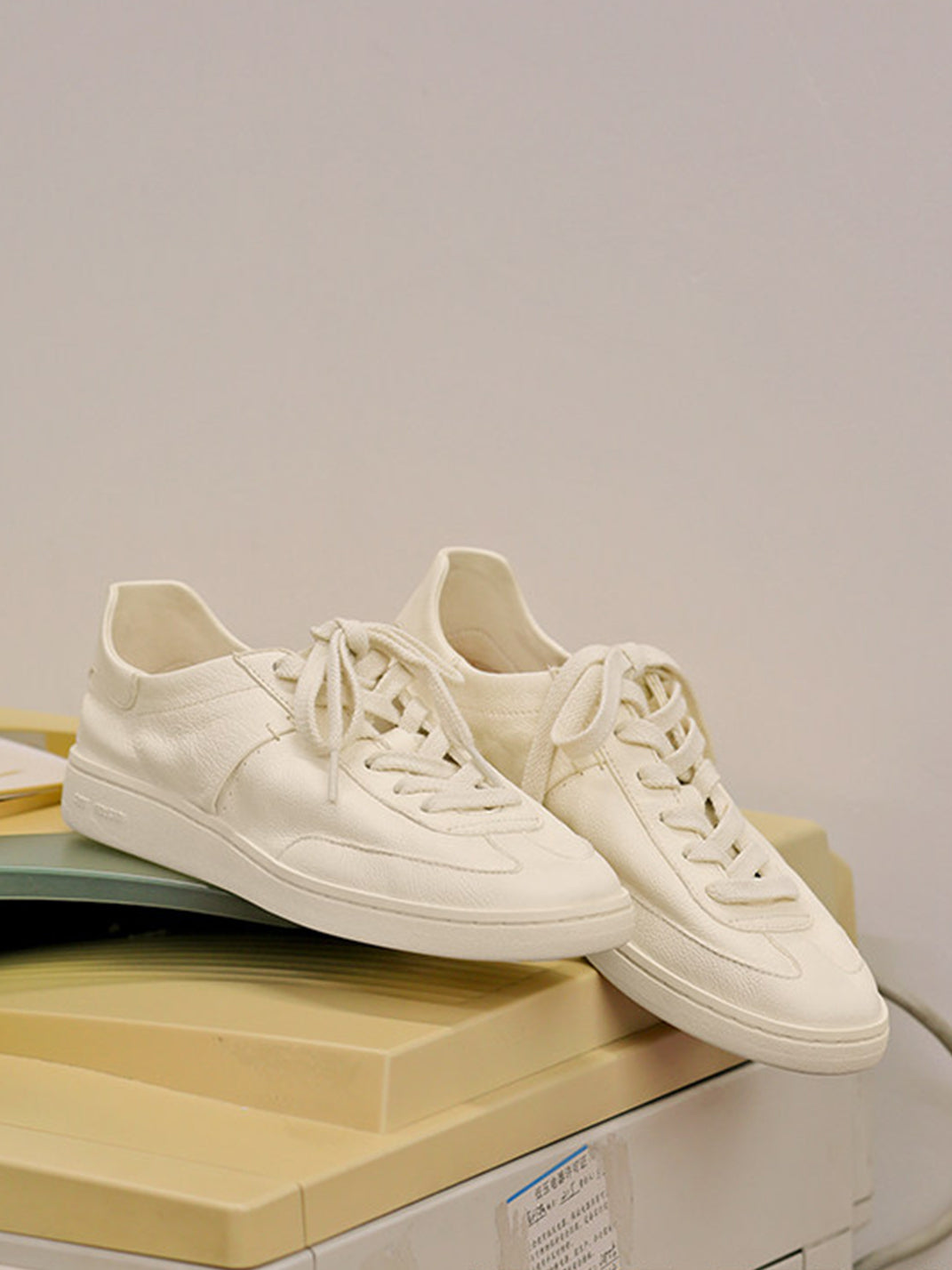 Low-Profile Cowhide Flats