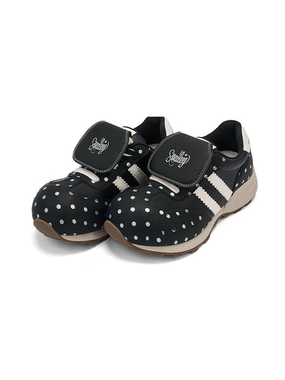 Black Mushroom Polka-Dot Casual Sneakers