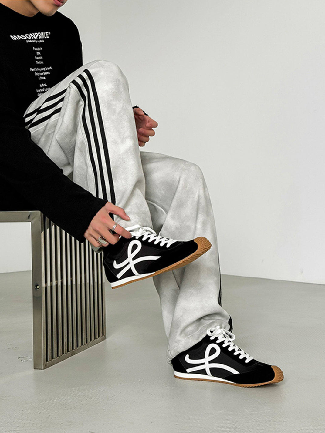 Breathable Panel Sport Sneakers