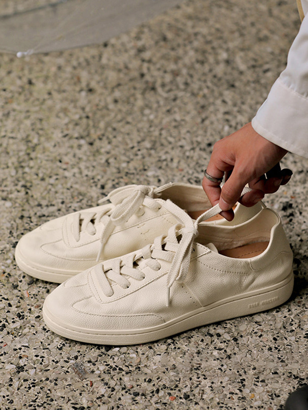 Low-Profile Cowhide Flats