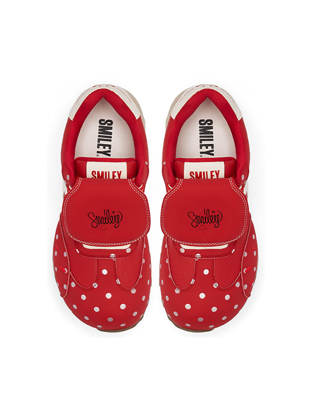 Black Mushroom Polka-Dot Casual Sneakers