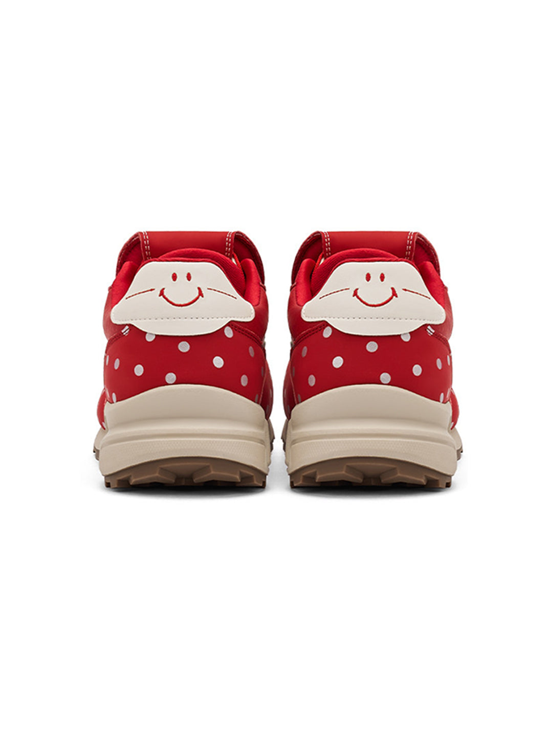 Black Mushroom Polka-Dot Casual Sneakers