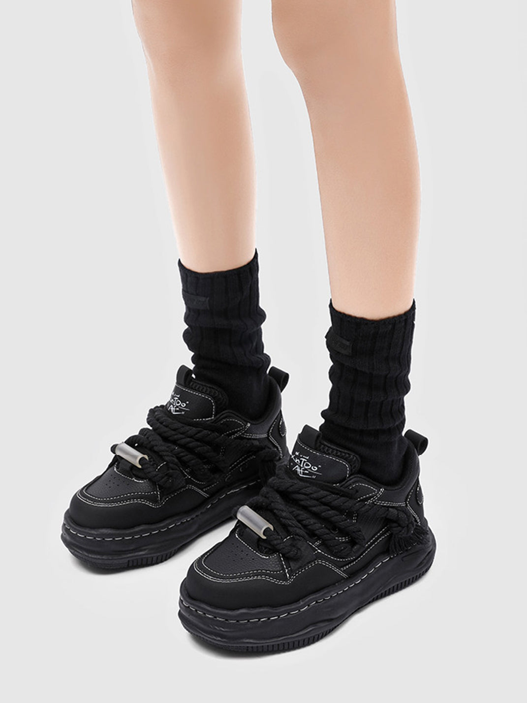 7CM Wavy Platform Sneakers