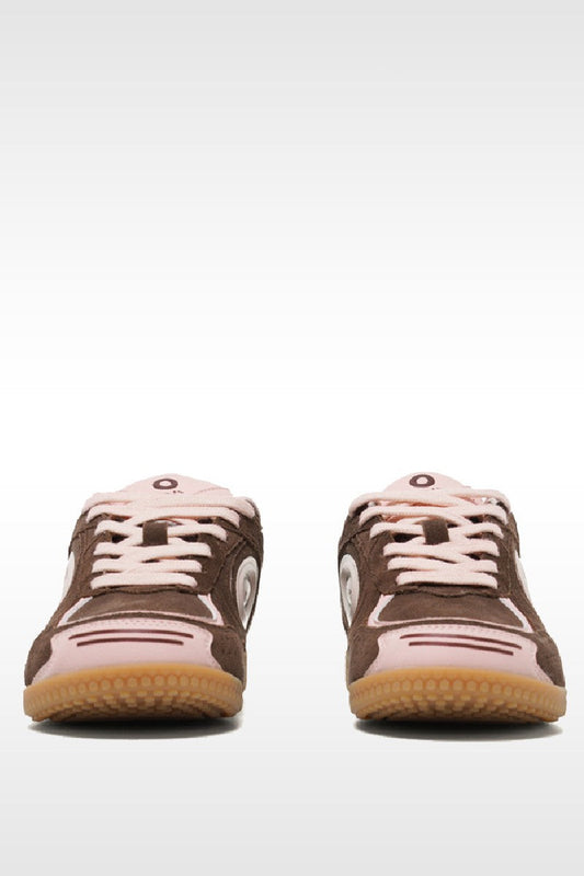 Pink Brown Speedcar Trainer Sneakers