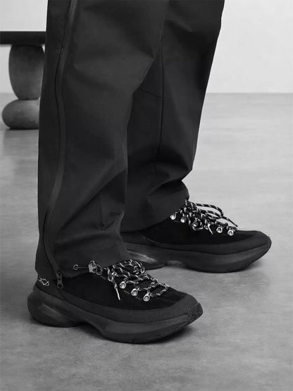 All-Black Samurai Casual Sneakers
