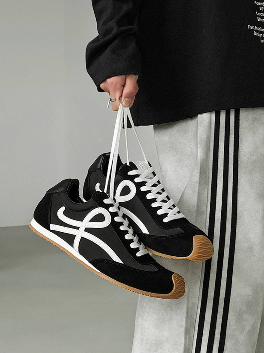 Breathable Panel Sport Sneakers