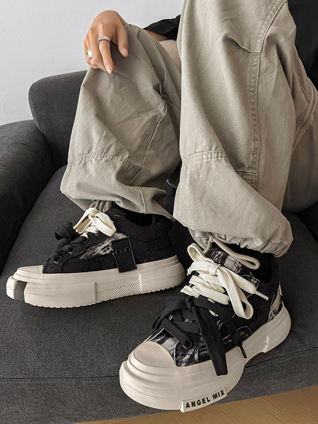Reef Canvas Platform Sneakers