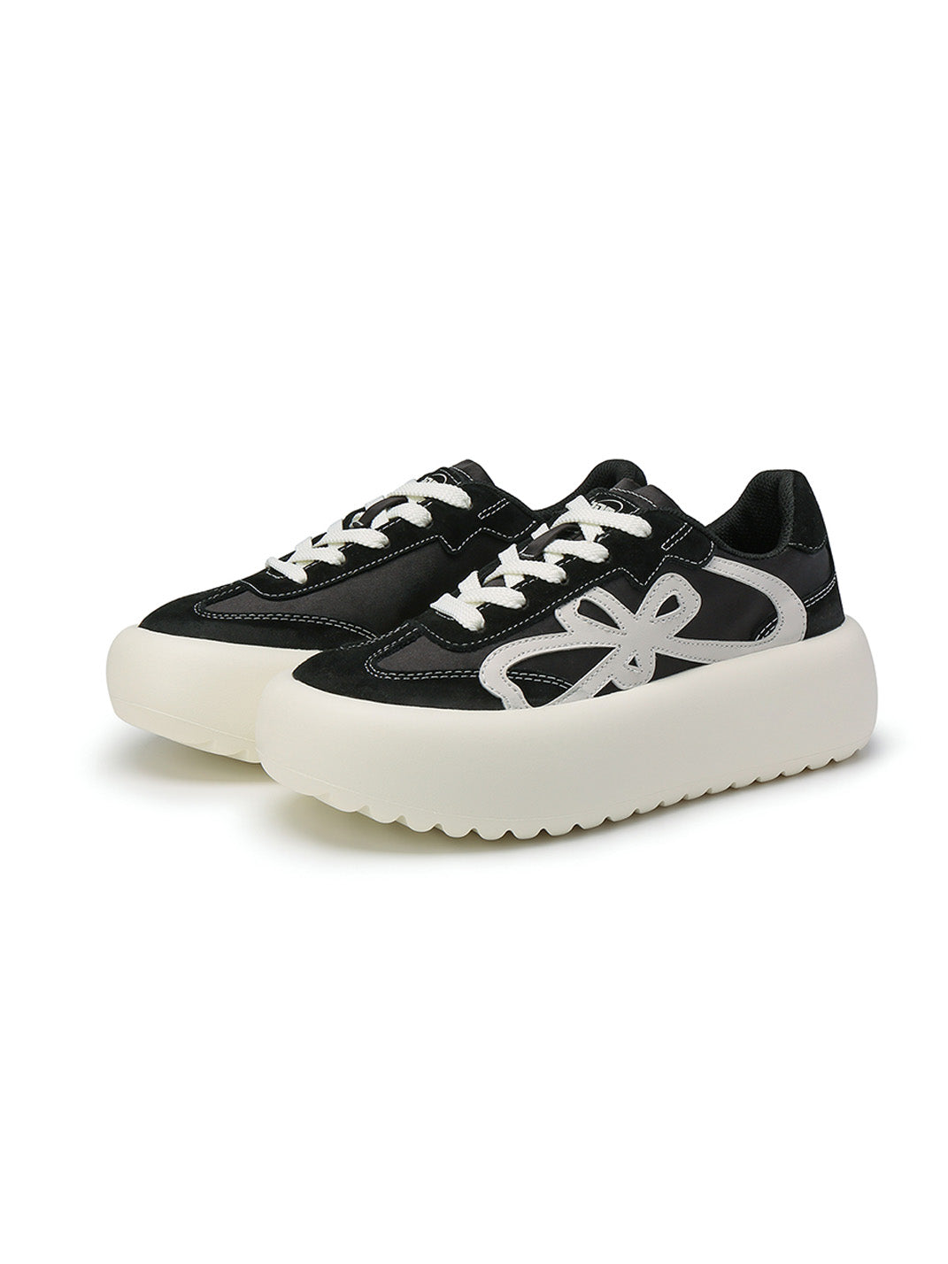 Lucky Four-Leaf Chunky Platform Sneakers