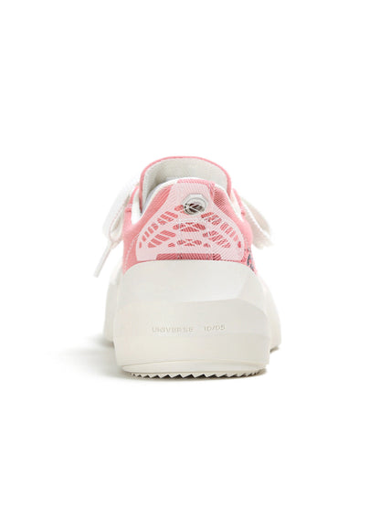 Graffiti Print Canvas Platform Sneakers
