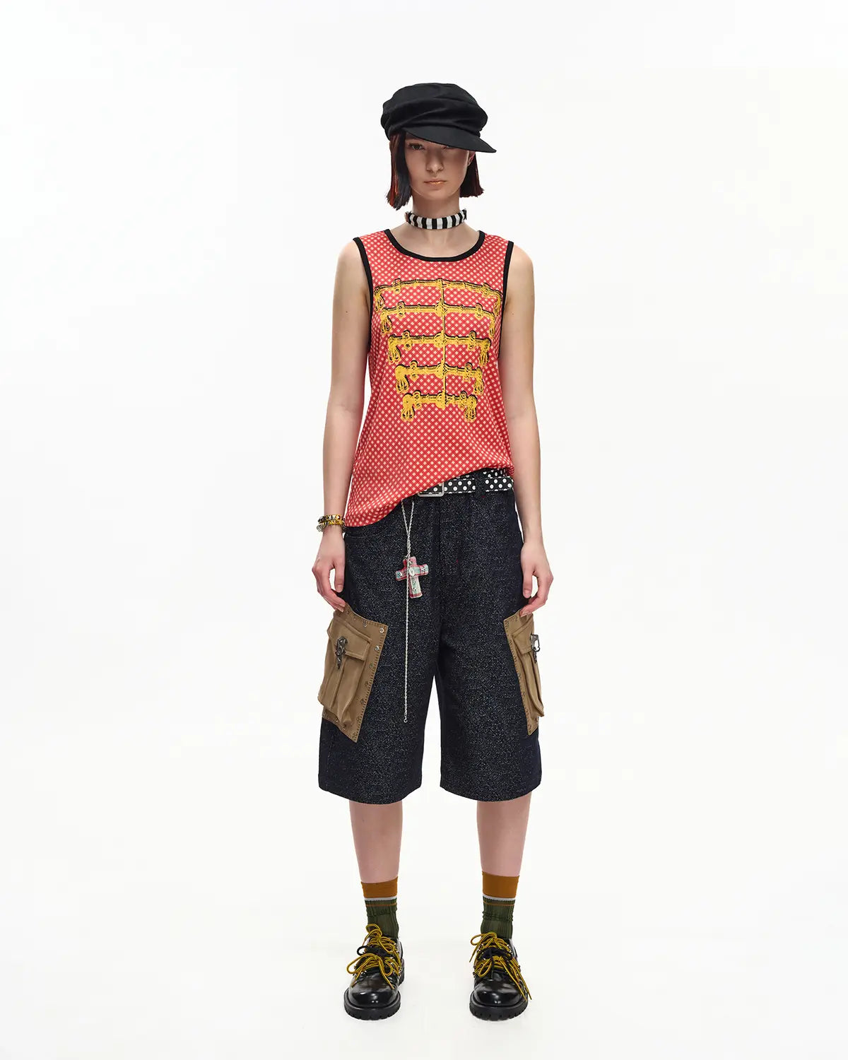 EMO Red Gingham Napoleon Tank