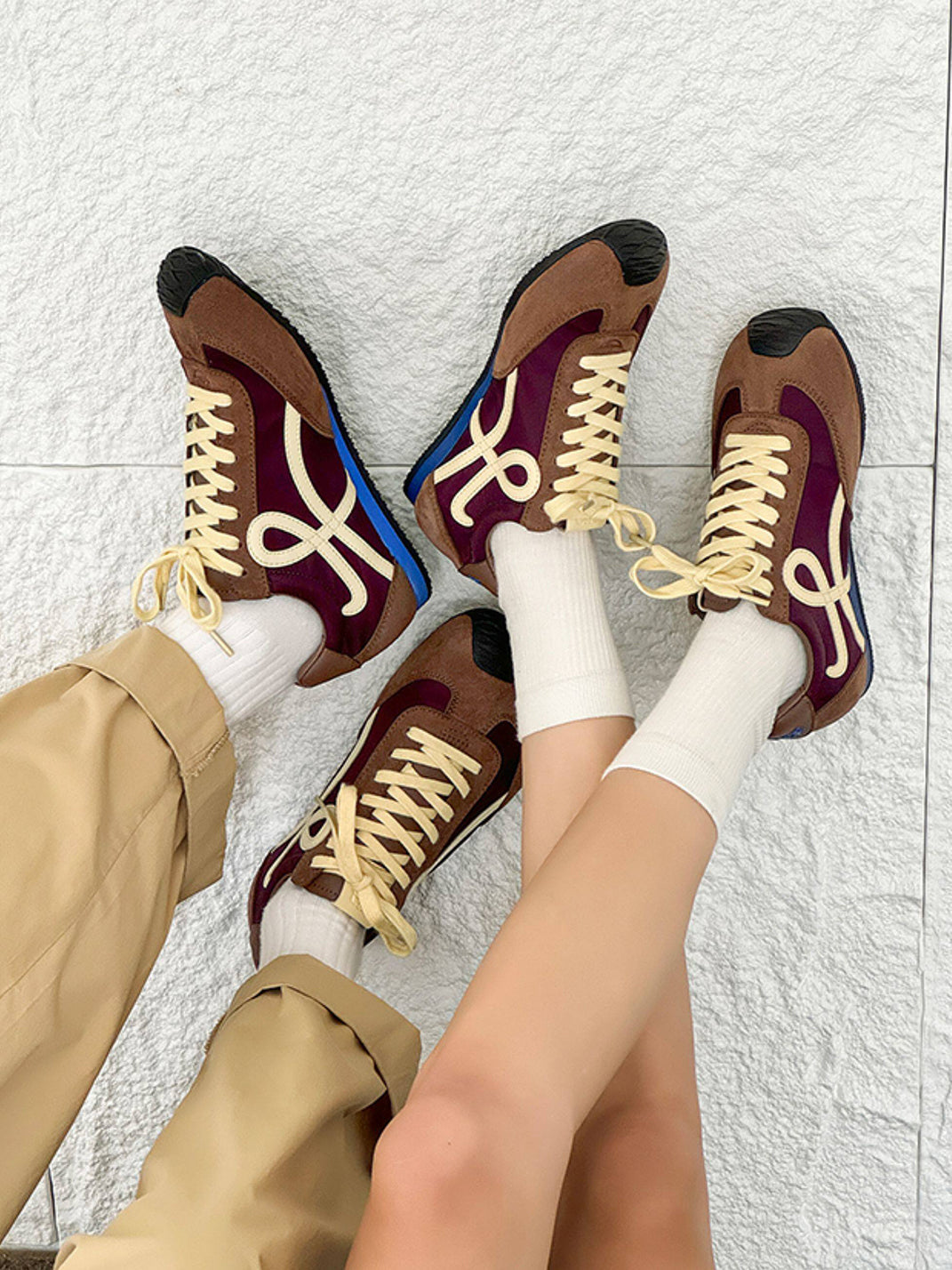 Breathable Panel Sport Sneakers
