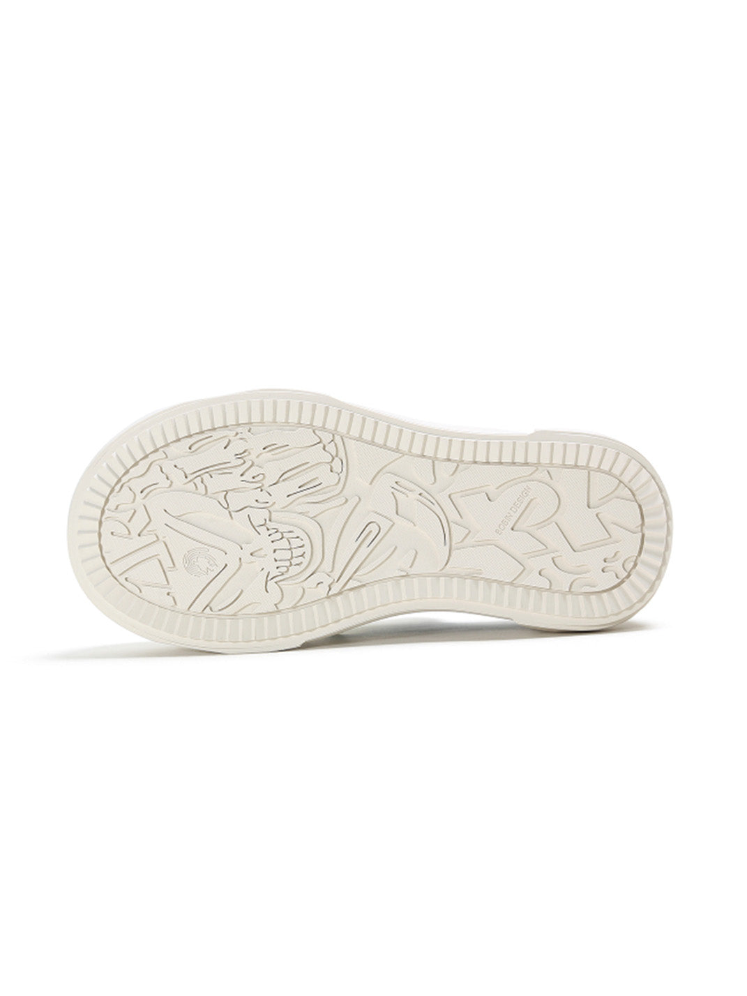 Graffiti Print Canvas Platform Sneakers