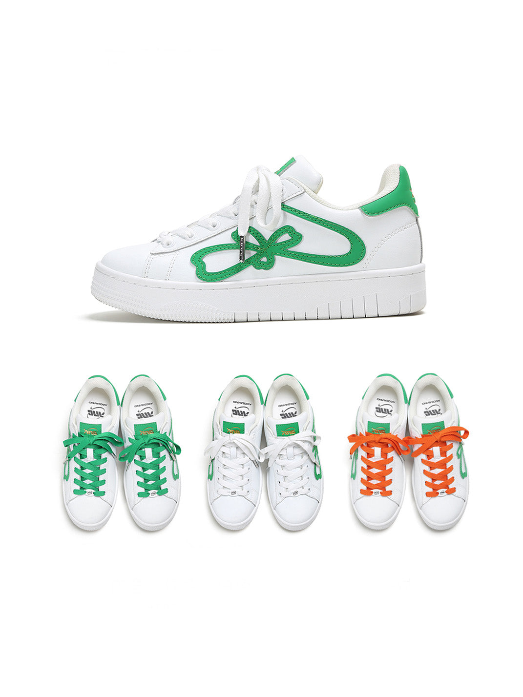 Lucky Clover Chunky Platform Sneakers