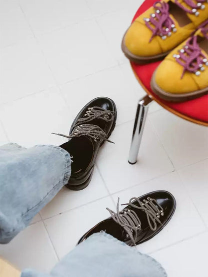 Cutout Workwear Derby Shoes