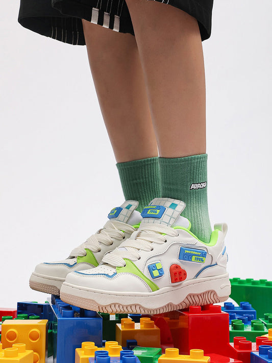 Blocky Chunky Platform Skate Sneakers