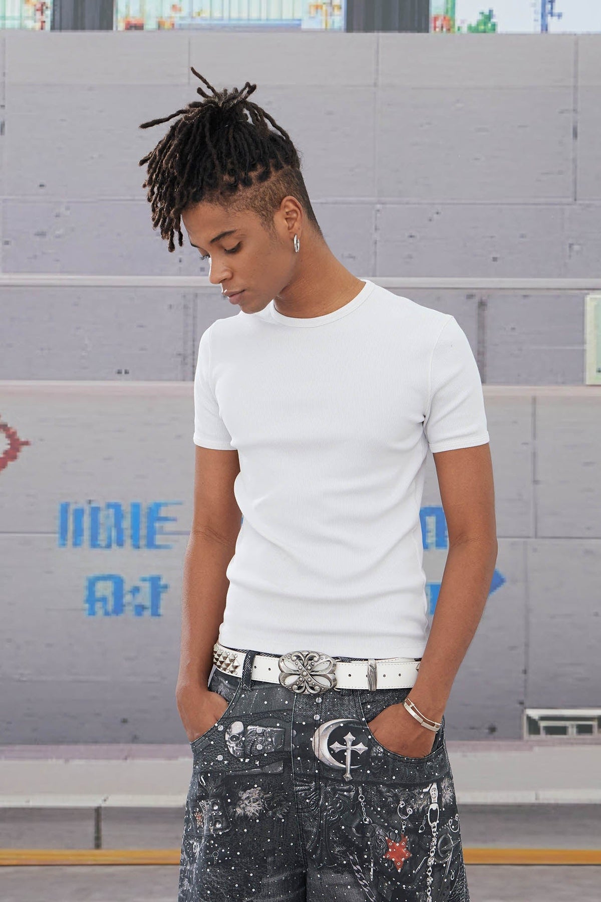 DND4DES Essential Ribbed Slim-Fit T-Shirt