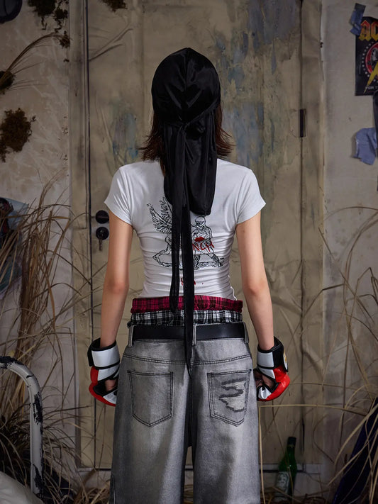 EMO "Resilient Spirit" Ribbed Cropped Tee