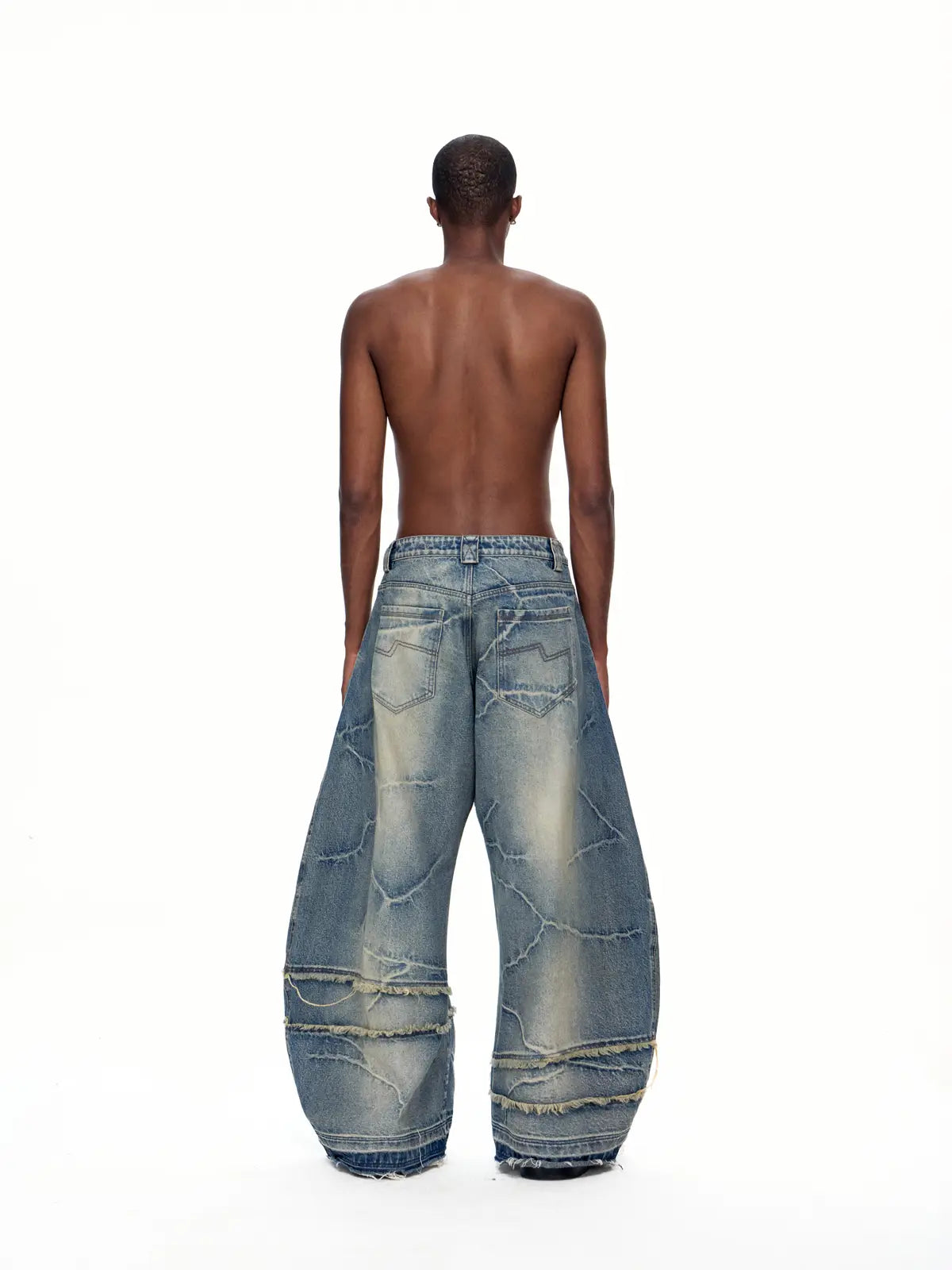 EMO "Circuit Burn" Curved Jeans