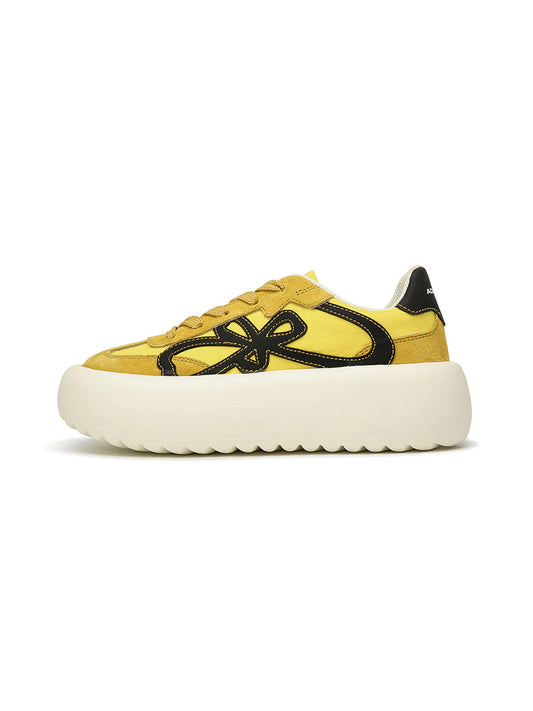 Lucky Four-Leaf Chunky Platform Sneakers