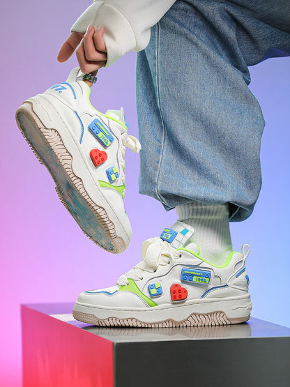 Blocky Chunky Platform Skate Sneakers