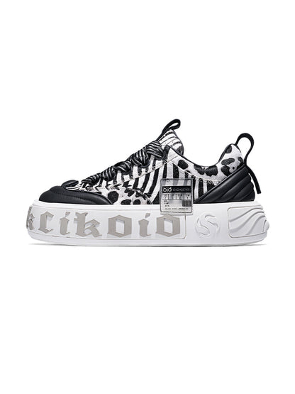 Leopard Animal-World Chunky Skate Sneakers