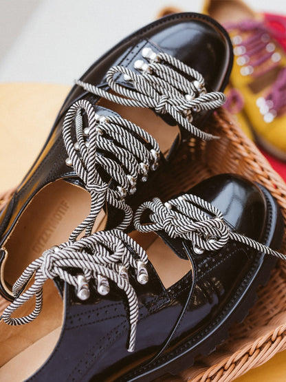 Cutout Workwear Derby Shoes