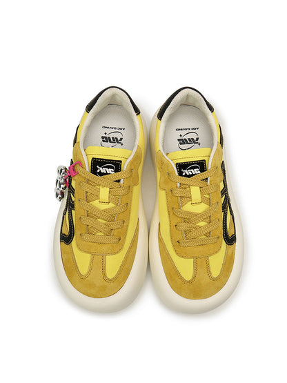 Lucky Four-Leaf Chunky Platform Sneakers