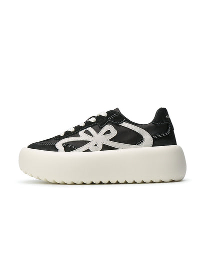 Lucky Four-Leaf Chunky Platform Sneakers