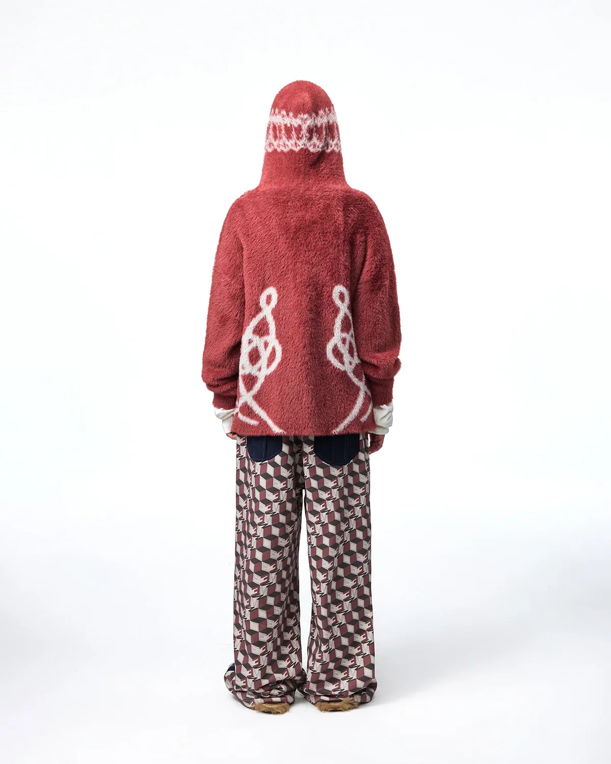 EMO Napoleonic Jacquard Hooded Cardigan