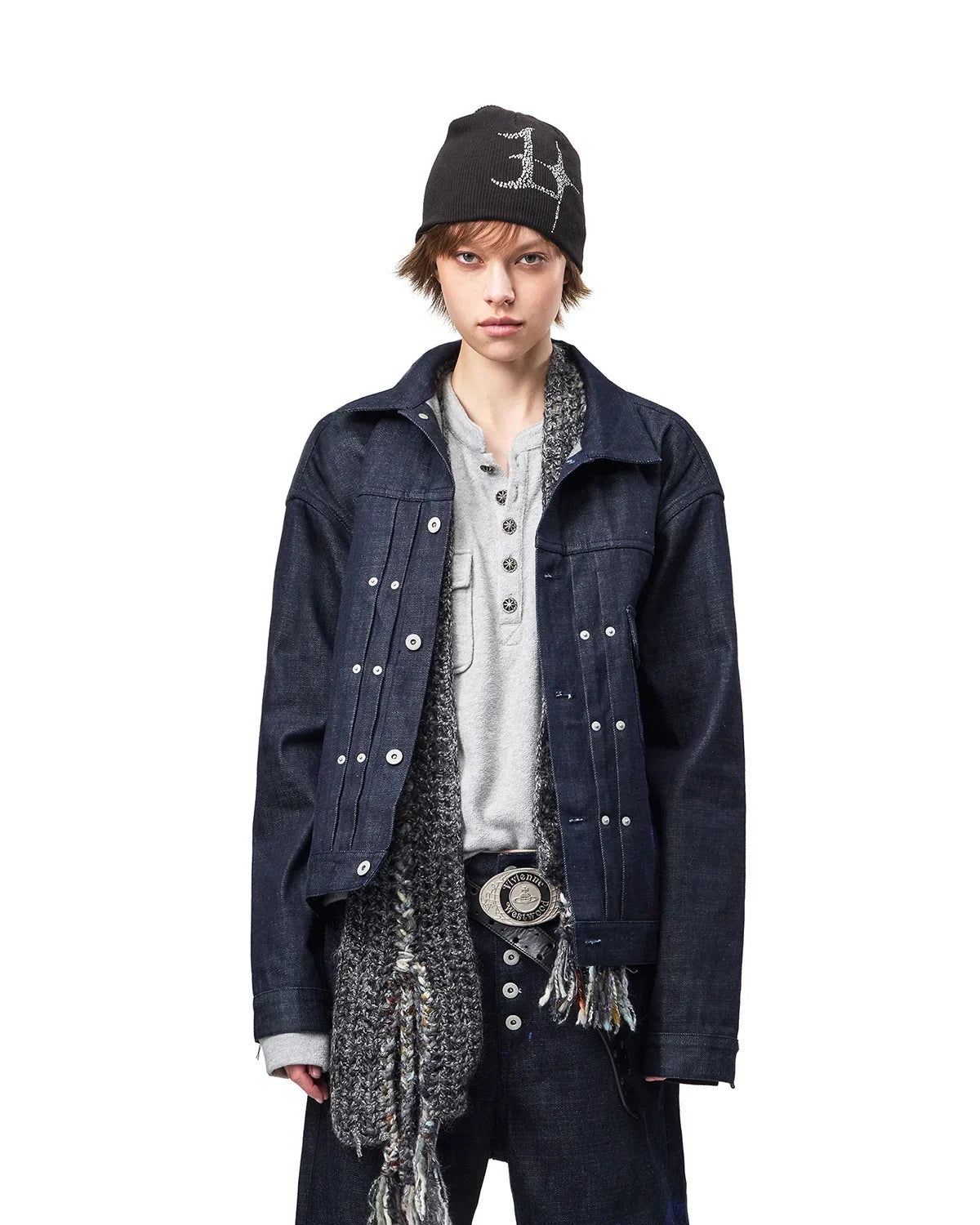 EMO Blue Selvedge Raw Denim Jacket