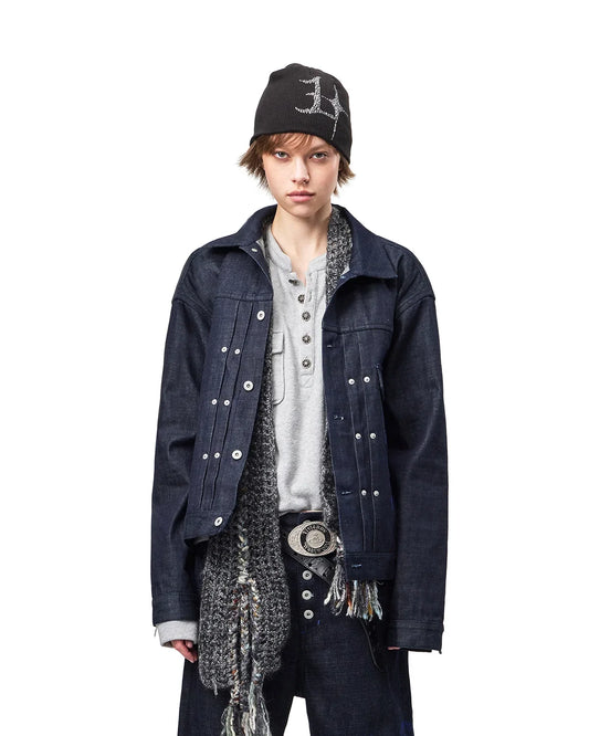 EMO Blue Selvedge Raw Denim Jacket