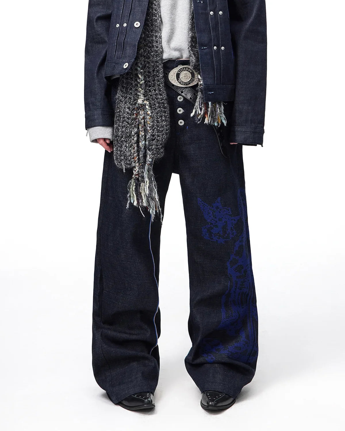 EMO Blue Selvedge Raw Denim Jeans