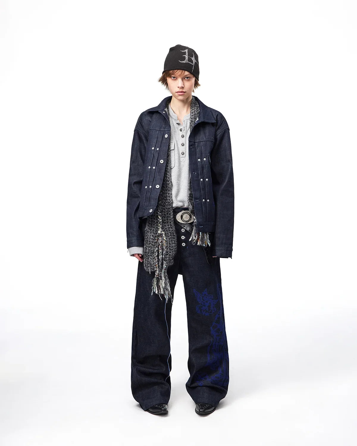 EMO Blue Selvedge Raw Denim Jeans
