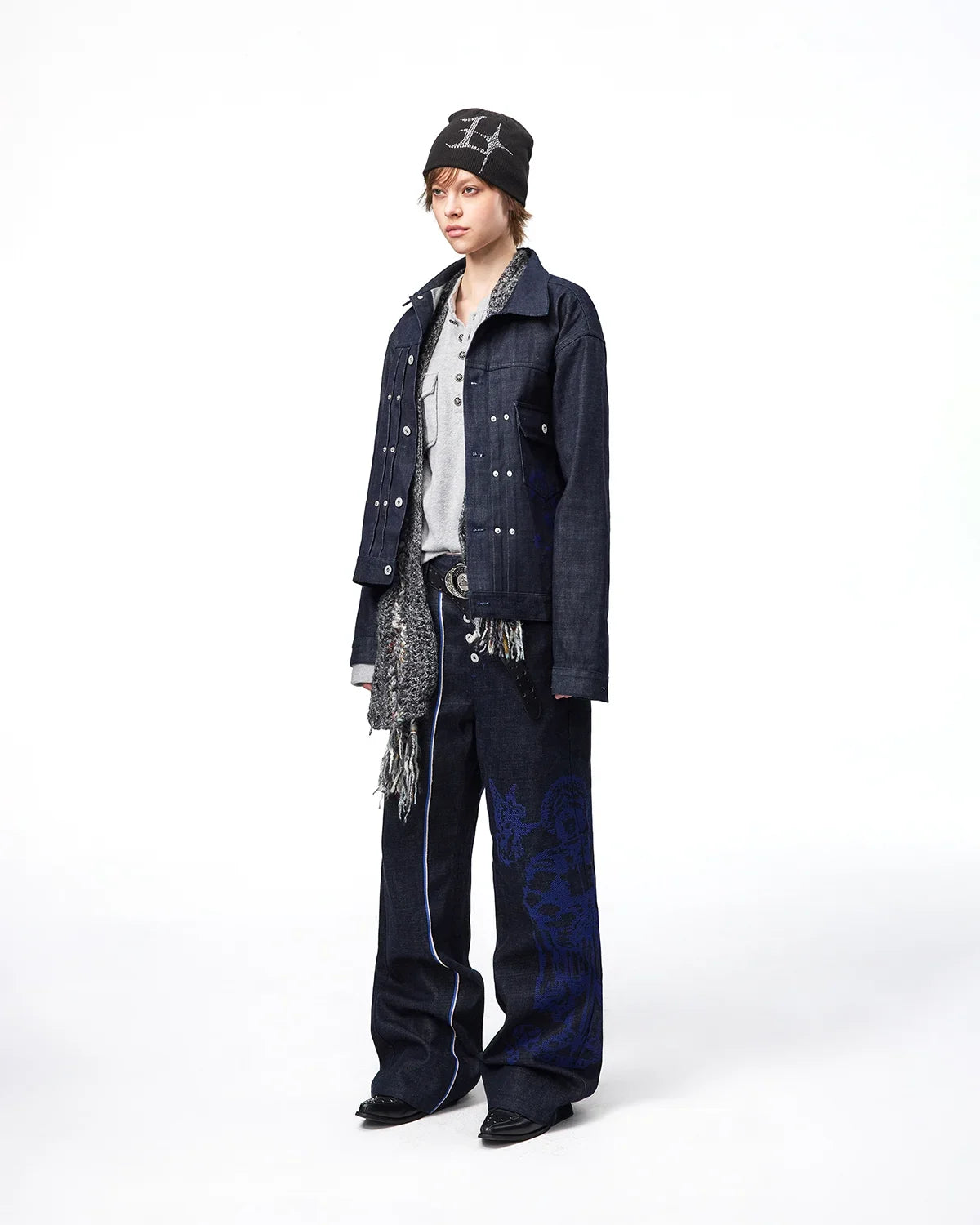 EMO Blue Selvedge Raw Denim Jacket