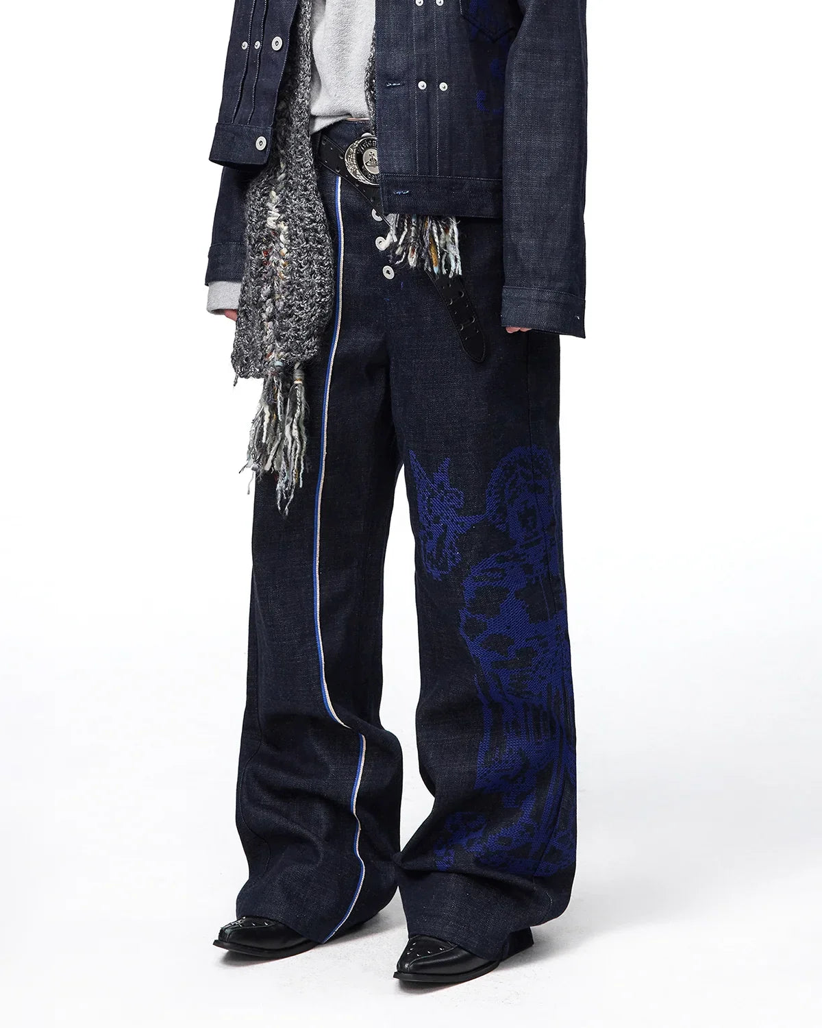 EMO Blue Selvedge Raw Denim Jeans