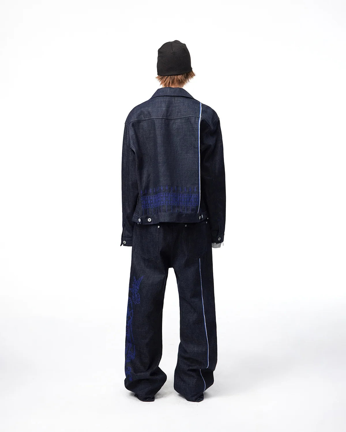 EMO Blue Selvedge Raw Denim Jacket